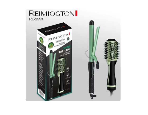 Combo Aguacate Cepillo secador y pinza r